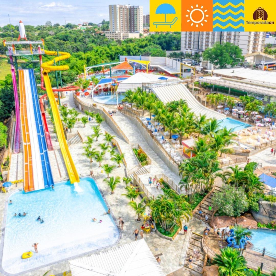 Aparthotel Piazza Com Acesso Ao Acqua Park à Caldas Novas Extérieur photo