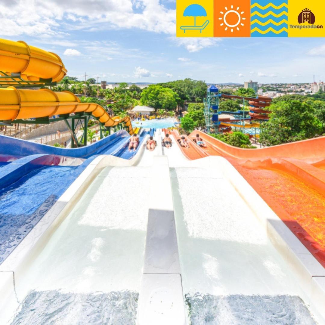 Aparthotel Piazza Com Acesso Ao Acqua Park à Caldas Novas Extérieur photo